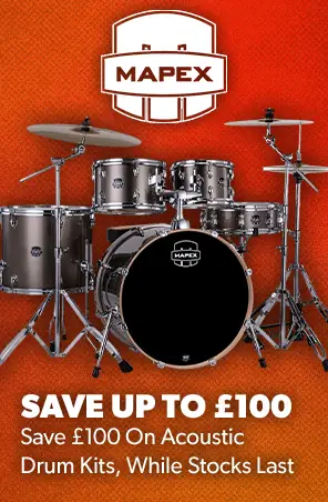 Up to £100 off Mapex Saturn VI drum kits - Andertons Music Co.