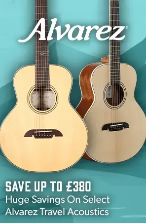 Up to £380 off Alvarez Little Jumbo travel guitars - Andertons Music Co. Strummertime 2026