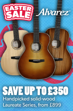 £350 off Alvarez Laureate solid-wood acoustics at Andertons Music Co.