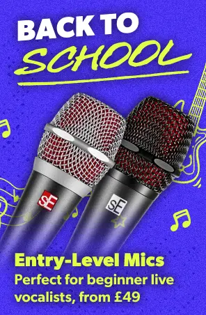 Beginner live & vocal microphones from £49 - Andertons Music Co. Back To School 2026
