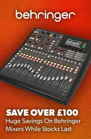 Over £100 off Behringer mixers while stocks last - DealsFest 2026 - Andertons Music Co.