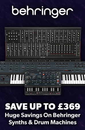 Up To £369 Off Behringer Synths - Black Friday Clearance 2026