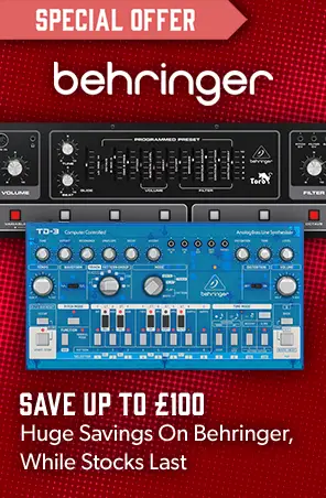Behringer synth savings up to £100 off - Andertons Music Co.