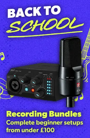 Complete recording setups from less than £100 - Andertons Music Co. Back To School 2026