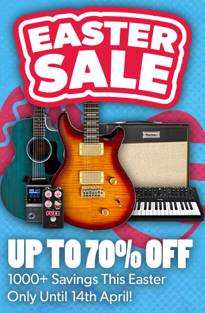 Up to 70% Off This Easter Only Until 14th April at Andertons Music Co.
