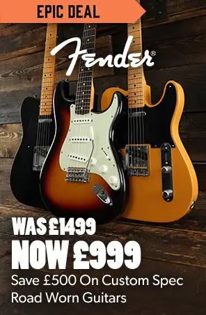 £500 off Fender FSR Road Worn Custom Spec, now £999 - Andertons Music Co.