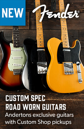 Andertons FSR Exclusive - Fender Custom Spec Road Worn '50s & '60s guitars in stock!