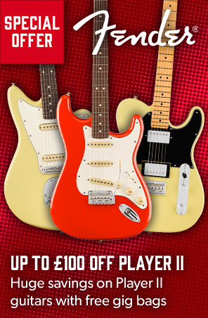 Save up to £100 on select Fender Player II finishes while stocks last - Andertons Music Co.