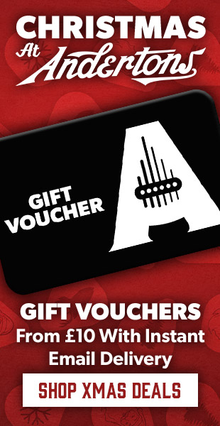 Andertons Music Co. Christmas Gift Vouchers 2025