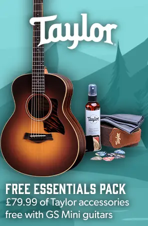 FREE Taylor Accessory Pack Worth £79 With GS Mini Guitars - Andertons Music Co.