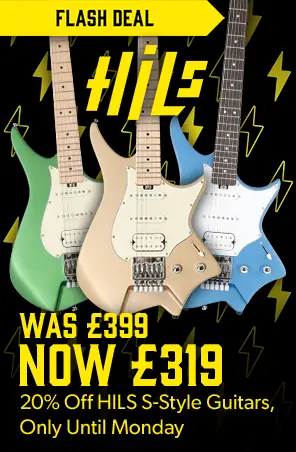 FLASH DEAL: 20% off HILS S-Style headless guitars, Now £319 only until Monday - Andertons Music Co.