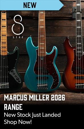 Sire Marcus Miller 2026 bass range just landed, available from £299 at Andertons Music Co.