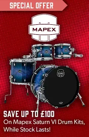 Up to £100 off Mapex Saturn VI drum kits - Andertons Music Co.