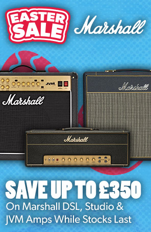 Up to £350 off Marshall amps while stocks last at Andertons Music Co.