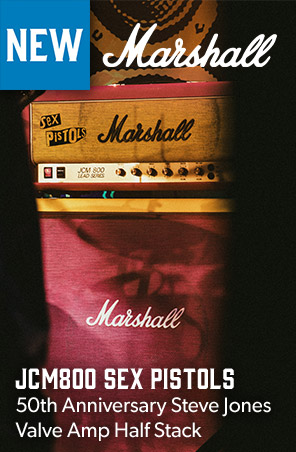 Marshall JCM800 Sex Pistols 50th Anniversary Steve Jones Valve Amp Half Stack - Andertons Music Co.
