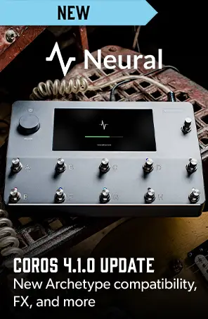 CorOS 4.1.0 Update / New Archetype compatibility including John Mayer X, 8 new devices, workflow improvements & much more - Neural DSP at Andertons Music Co.