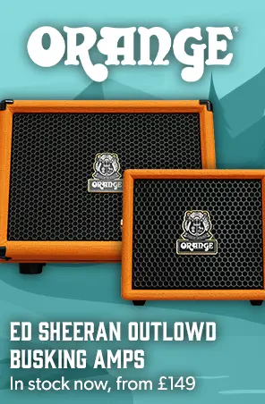 Orange Ed Sheeran Outlowd acoustic & busking amps in stock - Strummertime 2026