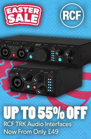 Up to 55% Off RCF TRK Audio Interfaces, Now From Only £49 at Andertons Music Co.