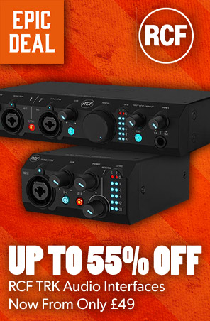 Up to 55% Off RCF TRK Audio Interfaces, Now From Only £49 at Andertons Music Co.