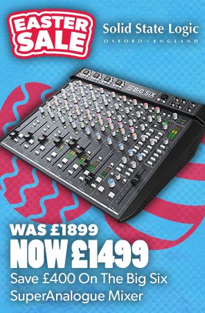 Save £400 On The Big Six SuperAnalogue Mixer, now £1499 at Andertons Music Co.