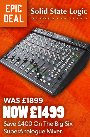 Save £400 On The Big Six SuperAnalogue Mixer, now £1499 at Andertons Music Co.