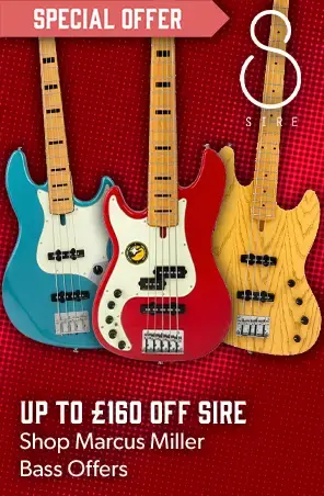 Up to £160 off Sire Marcus Miller bass guitars - Andertons Music Co.