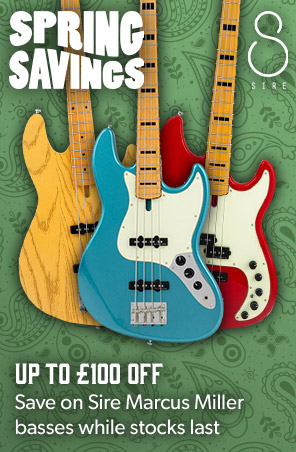 Up to £100 off Sire Marcus Miller basses! - Andertons Music Co.