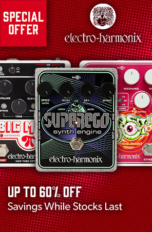 Up to 60% off Electro-Harmonix pedals - Andertons Music Co.