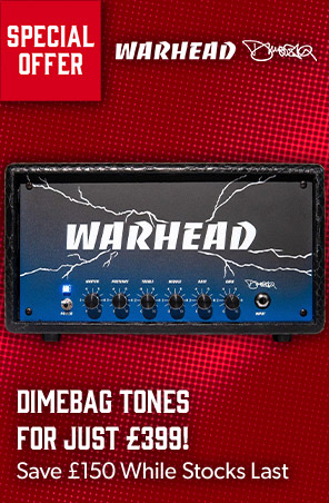 Save £150 on instant Dimebag tones with Warhead amps - Andertons Music Co.