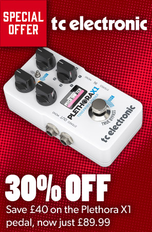 TC Electronic Plethora X1 Special Offer - £40 off, was £129.99 now £89.99 - Andertons Music Co.