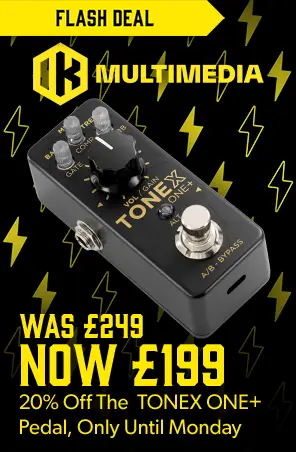 £50 off the IK Multimedia Tonex One+ Multi-FX & modeller - Andertons Music Co. Flash Deal