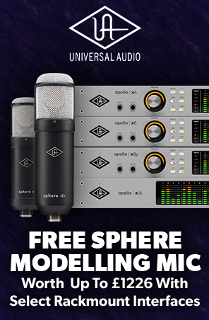 UAD Rackmount Interfaces Free Sphere Mic Worth Up To £1226 - Black Friday Clearance 2026