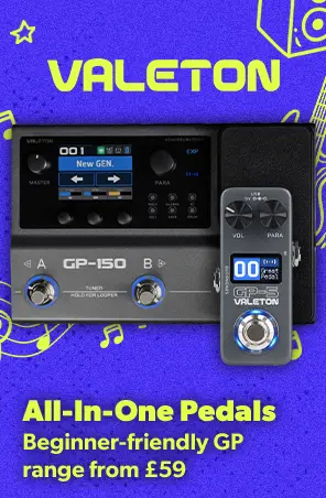 Valeton beginner-friendly all-in-one guitar pedals from £59 - Andertons Music Co. Back To School 2026