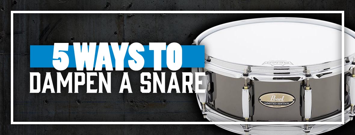 5 Ways To Dampen A Snare
