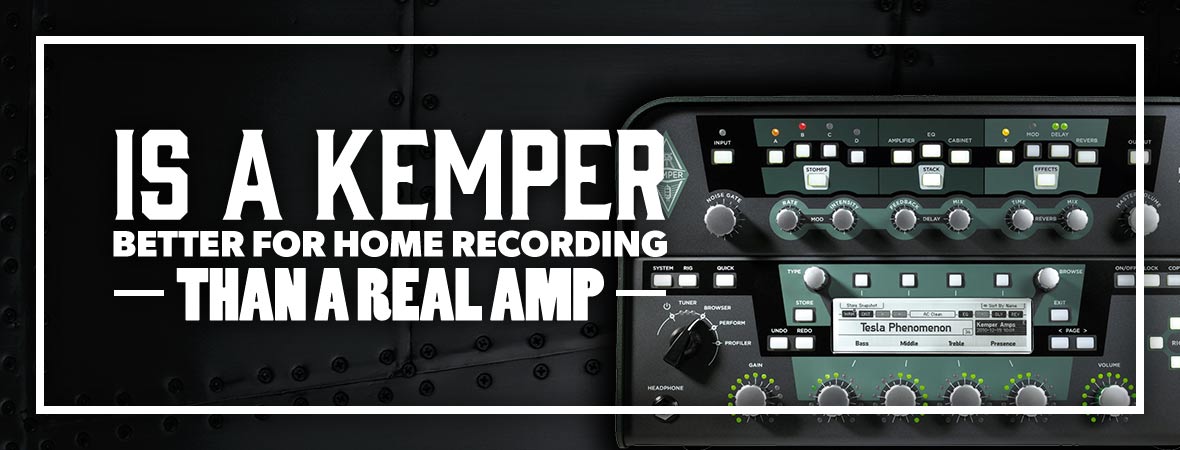 Is a Kemper Better For Home Recording Than a Real Amp? - Andertons Music Co.