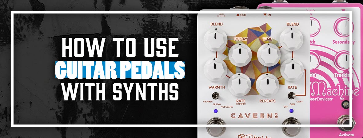 Using guitar pedals with a synth